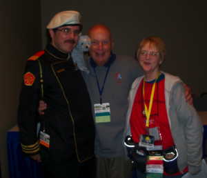 Your author with Story Musgrave