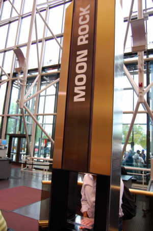 Moon rock at National Air & Space